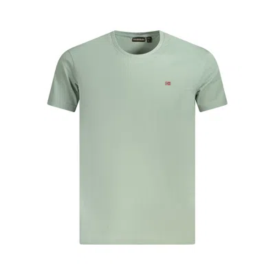 Napapijri Green Cotton Men T-shirt