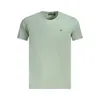 Napapijri Salis Sum Logo T Shirt Green In Blue