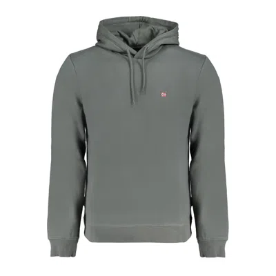 Napapijri Green Cotton Sweater In Gray