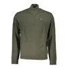 Napapijri Green Fabric Men Sweater In Green