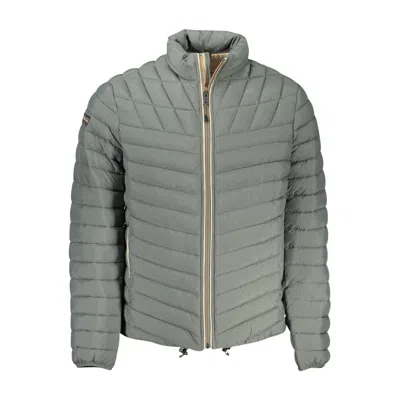 Napapijri Zip-up Quilted Jacket In Green