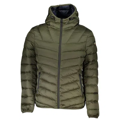 NAPAPIJRI GREEN POLYAMIDE MEN JACKET