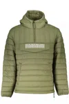 Napapijri Green Polyamide Men Jacket In Green