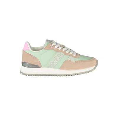 Napapijri Green Polyester Athletic Sneakers In Multi