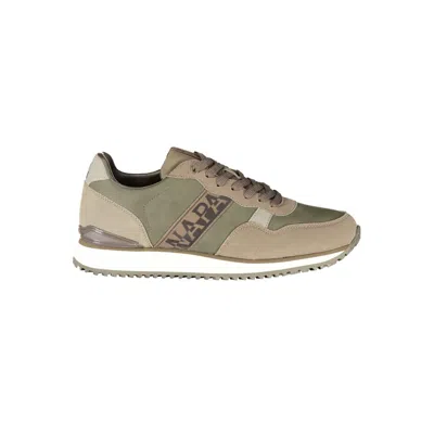 Napapijri Green Polyester Athletic Sneakers In Multi