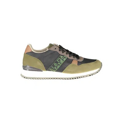 NAPAPIJRI GREEN POLYESTER MEN SNEAKER