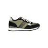 Napapijri Green Polyester Sneaker In Animal Print