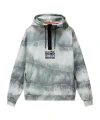 Napapijri Hooded Sweatshirt With Side Zip Pockets In Gray