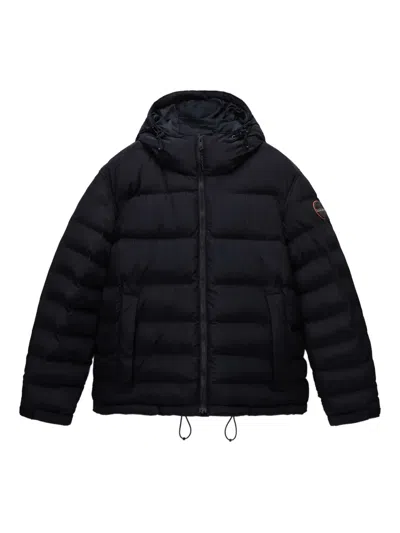 Napapijri Hooded Padded Jacket In Black