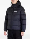 Napapijri Suomi Hooded Puffer Jacket In Black
