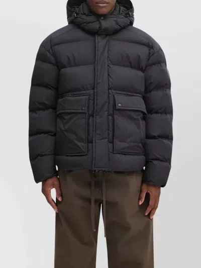 NAPAPIJRI HOODED QUILTED JACKET POCKETS