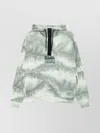 Napapijri Hooded Sweatshirt With Side Zip Pockets In Green