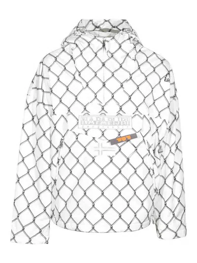 Napapijri X Pdf Channel Rainforest Chain-link Print Jacket In Multi