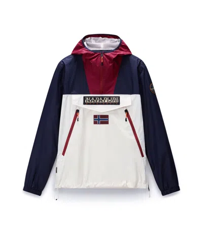 Napapijri Jackets And Jackets Man  Rainforest Wb Pkt V2 - Np0a4hx6 Mq41 In White