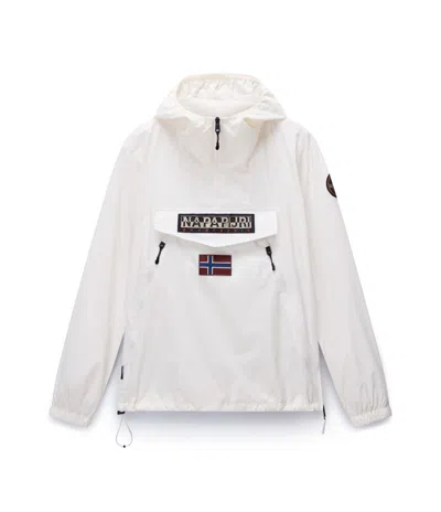 Napapijri Jackets And Jackets Man  Rainforest Wb Pkt V2 - Np0a4hx6 N1a1 ♪ In White