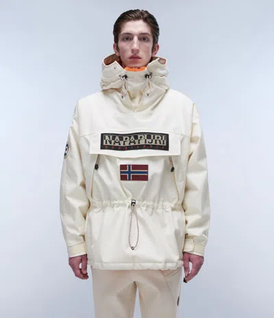 Napapijri Jackets And Jackets Man  Skidoo 1990 - Np0a4ik5n1l1 Beige Breath N In Multi