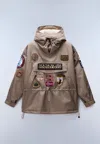 Napapijri Jackets And Jackets Man  Skidoo 1990 Patch - Np0a88vnn1t1 Rock Fall In Brown