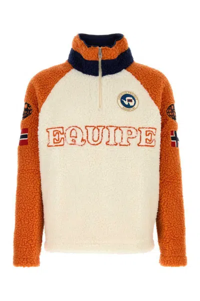 Napapijri Wool Jacket In Brown