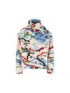 Napapijri Graphic-print Fleece Jacket In Multi