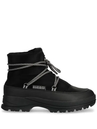 Napapijri Lace-up Boots In Schwarz