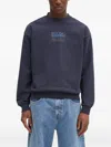 Napapijri Logo-appliqué Sweatshirt In Blue