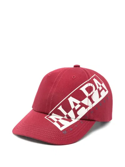 Napapijri Logo Hat In Orange