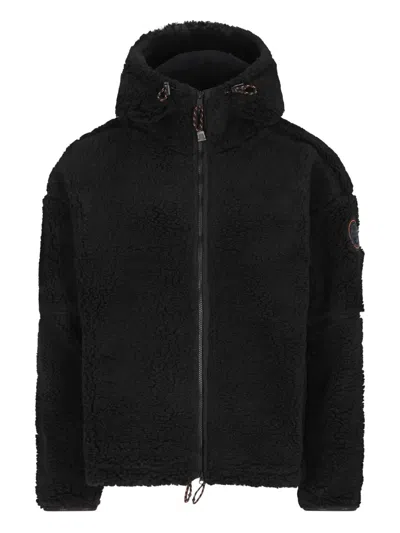 NAPAPIJRI LOGO-PATCH FLEECE JACKET