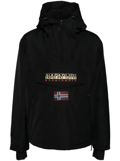 Napapijri Rainforest Next Mens Jacket In Black 041