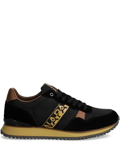 Napapijri Logo-print Sneakers In Black