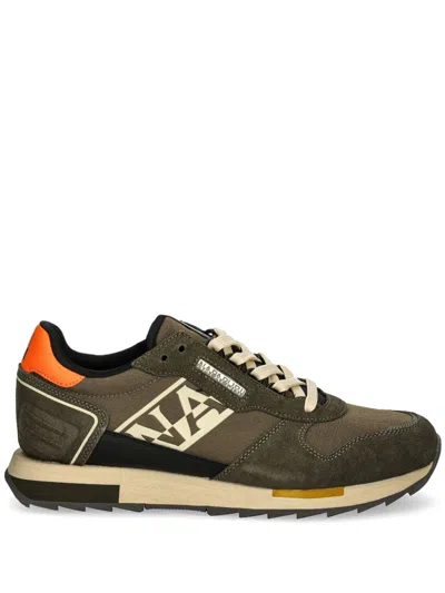 Napapijri Logo-print Sneakers In Green