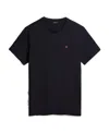 Napapijri Salis Ss Sum Stormy Weat G1y In Black
