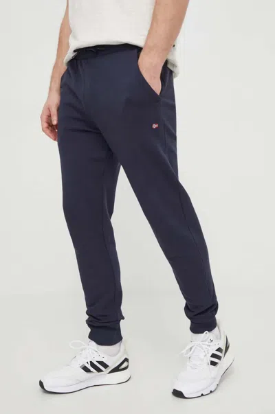 Napapijri Logo-patch Track Pants In Blue