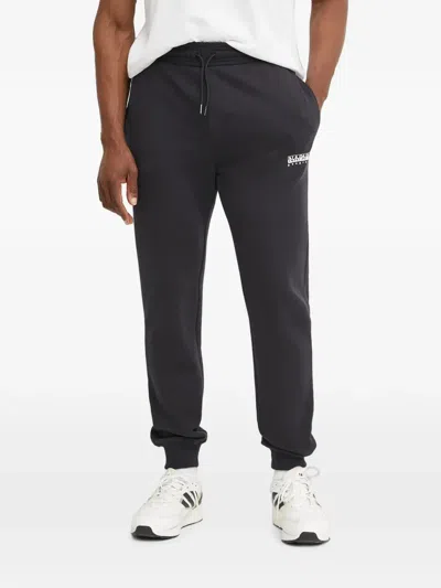 Napapijri Logo-print Drawstring Track Pants In Black