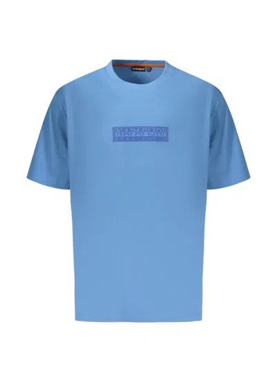 Napapijri Logo-print T-shirt In Blue