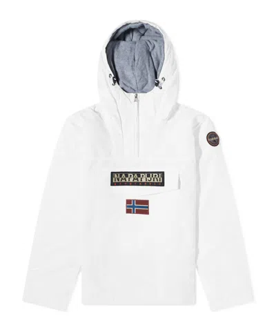 Napapijri Long-sleeved Pullover Jacket In White