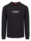 Napapijri Long-sleeved Sweatshirt In Black