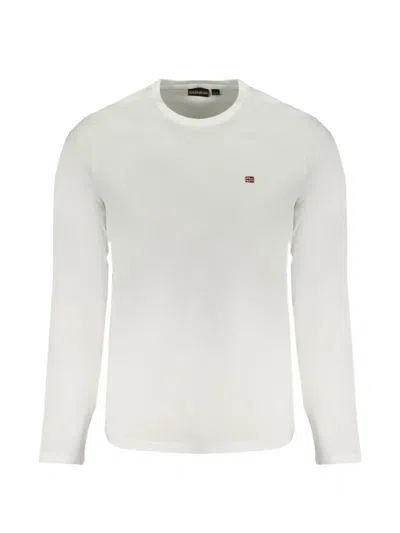Napapijri Long-sleeve Cotton T-shirt In Animal Print