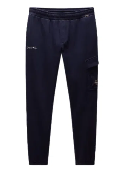 Napapijri M-badge Cargo Pants In Blu