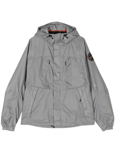 Napapijri Makay Windbreaker Jacket In Grey