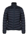 Napapijri Man Down Jacket Navy Blue Size Xl Polyamide In Navy Blue