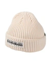Napapijri Man Hat Beige Size Onesize Acrylic In Sand