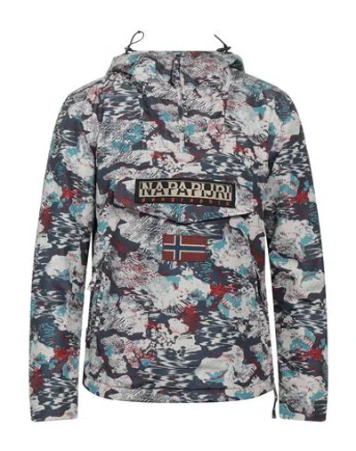Napapijri Man Jacket Beige Size L Polyester In Gold