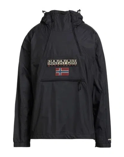 Napapijri Man Jacket Black Size Xxl Polyamide, Polyester