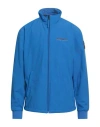 Napapijri Man Jacket Bright Blue Size L Polyamide In Blue