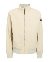 Napapijri Man Jacket Khaki Size S Polyester In Multi