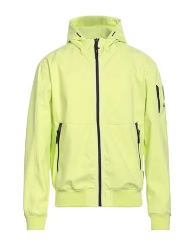 Napapijri Man Jacket Light Green Size L Polyester
