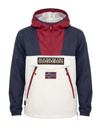 Napapijri Man Jacket Midnight Blue Size Xl Polyamide In Multi