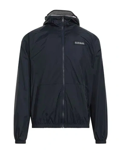 Napapijri Man Jacket Midnight Blue Size M Polyamide