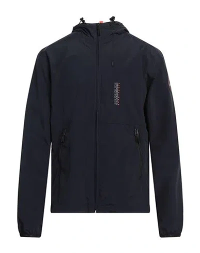 Napapijri Man Jacket Navy Size L Polyamide