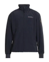 Napapijri Man Jacket Navy Size L Polyamide In Blue